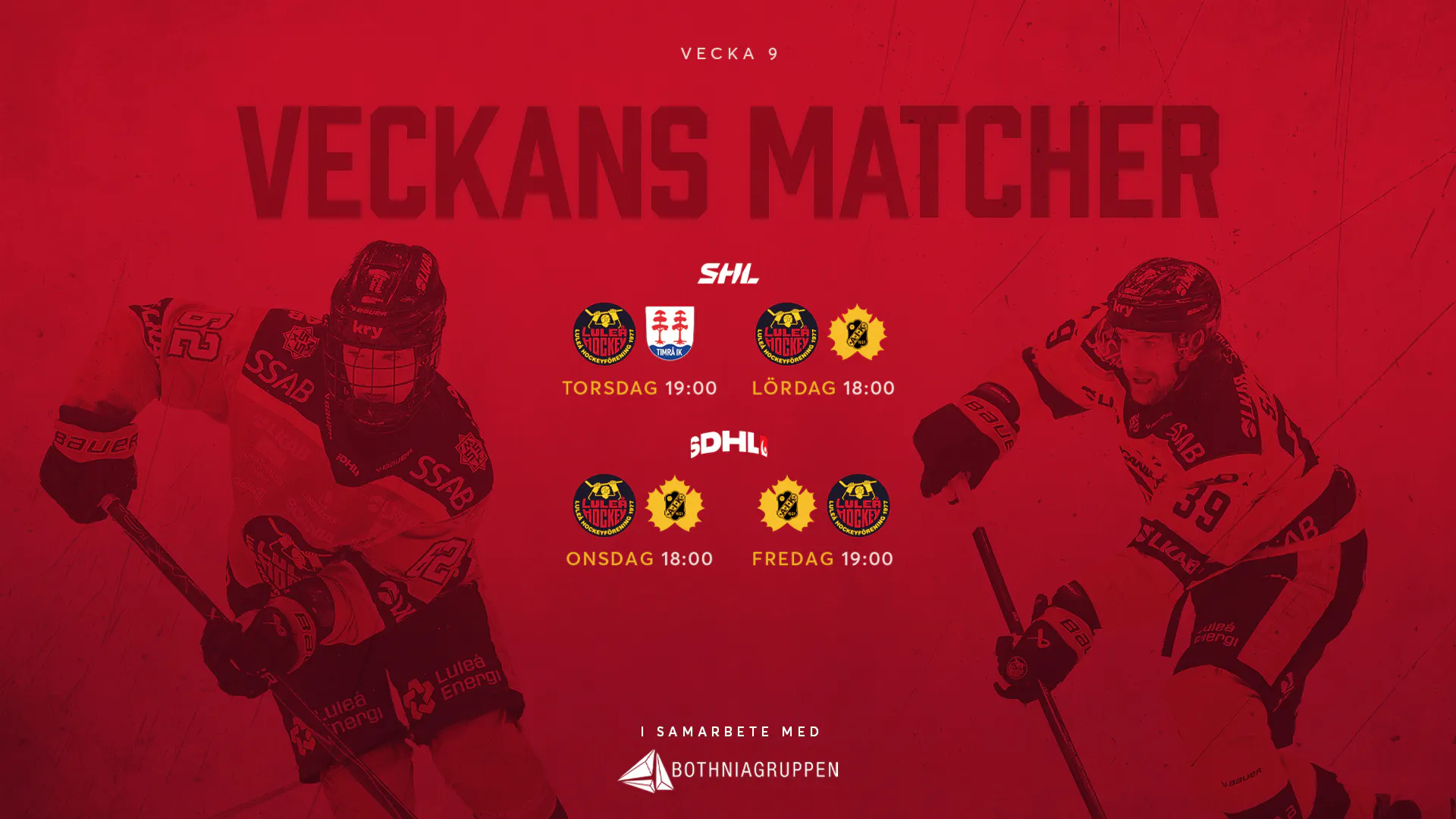 Veckans Matcher Lule veckans-matcher-lule